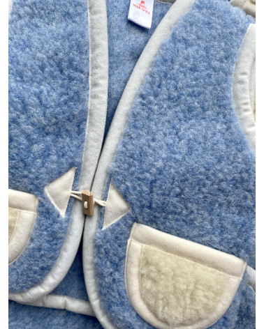 Veste sans manche bleu pour les plus petits - Marushka