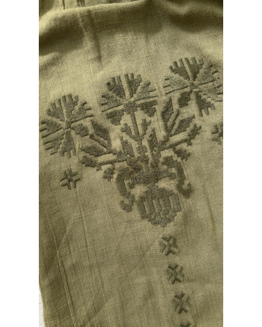 BLOUSE VYSHYVANKA KAKI