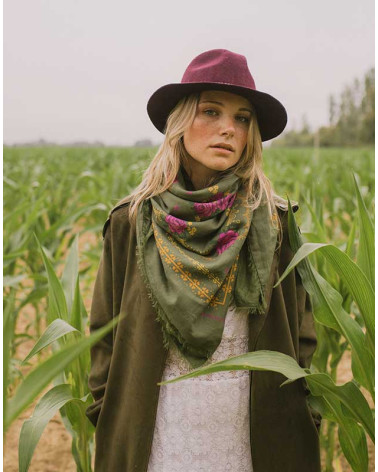 SCARF KAMILA PRUNE